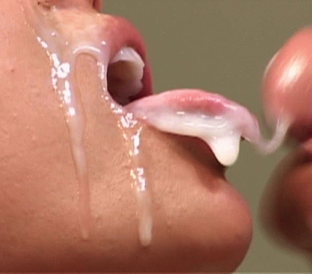 Gif Entering Pussy Close Up - Close Up Blowjob with Cum GIF