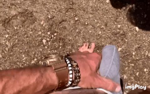 Real horny American couple fucking outdoor BULGE ANAL GIF