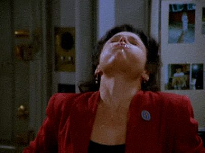 When Elaine Forgets How to Swallow Seinfeld GIFs POPSUGAR
